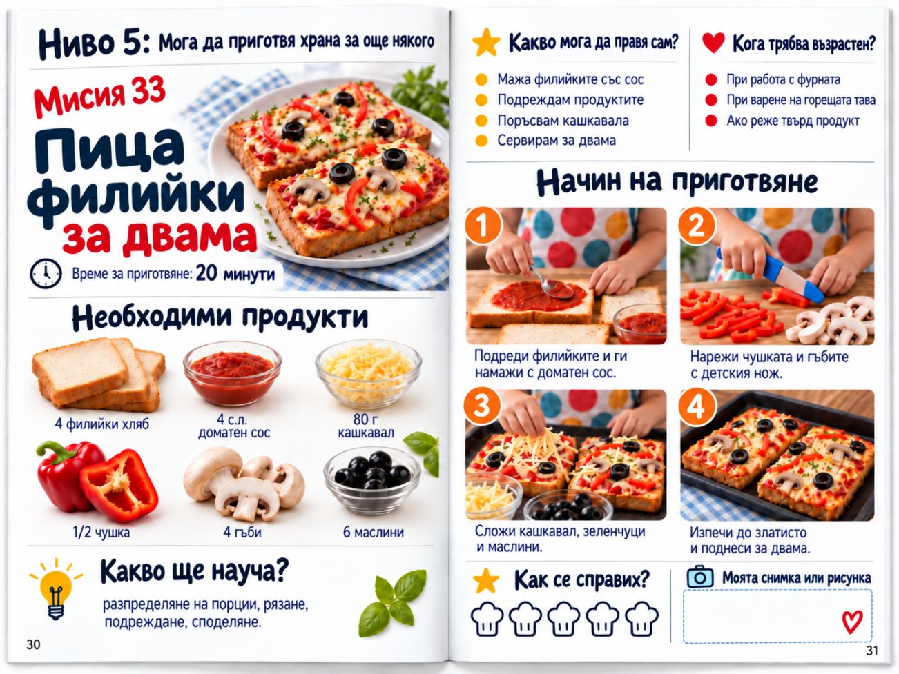 Примерни страници от кулинарната книга — преглед 1